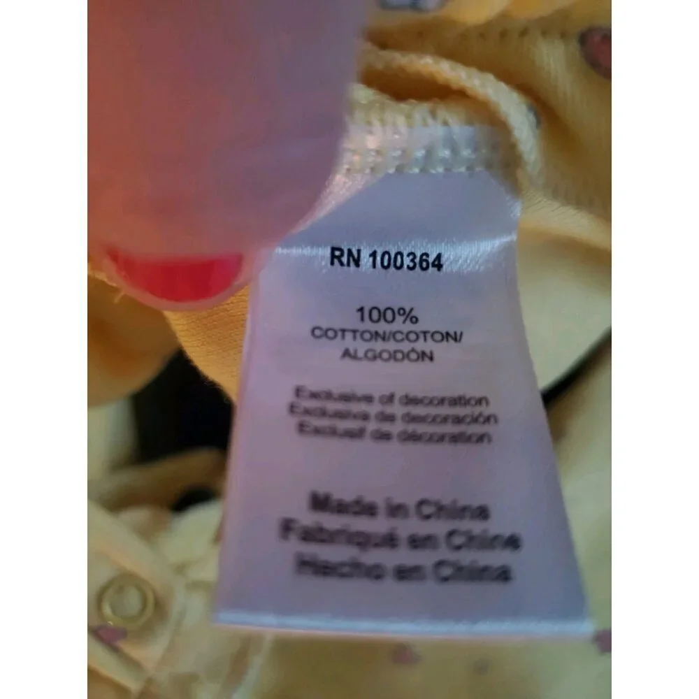 Infant John Deere One-piece Romper (2) Girls‎ 6/9 Months Spring Summer Chick Pig